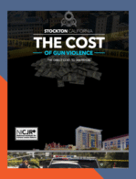 Cover image on gun violence costs report.