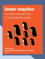 Women's profiles illustrating gender data inequities.